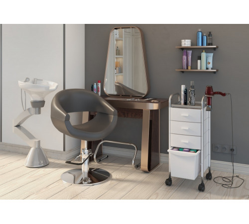 Тележка парикмахерская Глорис-02 box