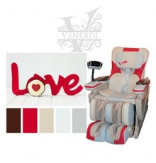 Массажное кресло в индивидуальном дизайне «Самая большая любовь» Venerdi Futuro