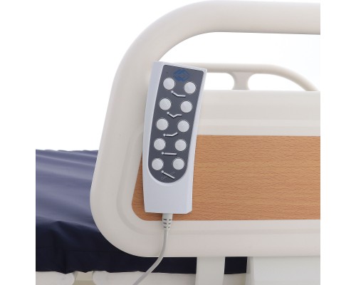 Кровать реанимационная электрическая (5 функций) (МЕ-4019Н-00) с выдвижным ложементом и растоматом CPR+аккумулятор с растоматом