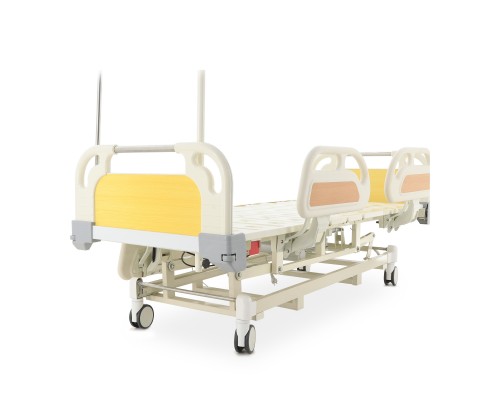 Кровать реанимационная электрическая (5 функций) (МЕ-4019Н-00) с выдвижным ложементом и растоматом CPR+аккумулятор с растоматом