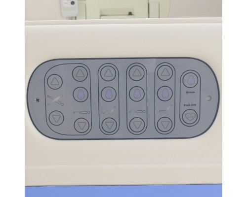 Кровать электрическая DB-2 (MЕ-4059П-02) (7 функций) со встроенными панелями управления в боковых ограждениях