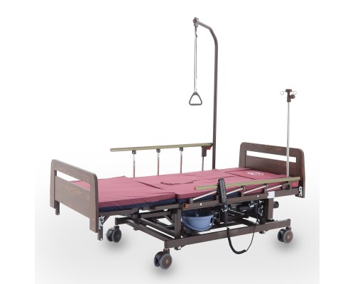 Кровать электрическая Med-Mos DB-11А (МЕ-6528H-04) ЛДСП Венге с регулировкой высоты