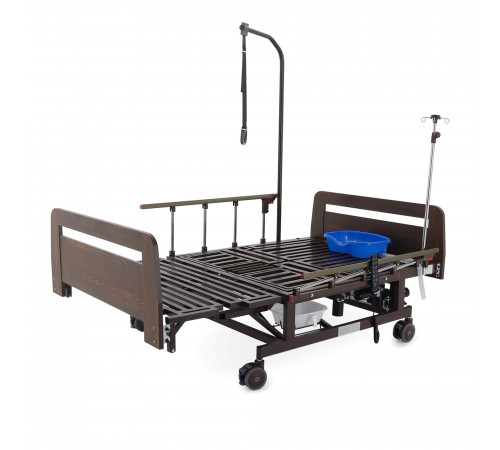 Кровать электрическая DB-11А (МЕ-5228Н-03) ЛДСП Венге Гибридный привод возможность управлять секциями без электроэнергии!