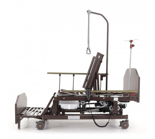 Кровать электрическая DB-11А (МЕ-5228Н-12) ЛДСП Венге с боковым переворачиванием, туалетным устройством и функцией «кардиокресло»