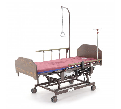 Кровать электрическая DB-11А (МЕ-5228Н-12) ЛДСП Венге с боковым переворачиванием, туалетным устройством и функцией «кардиокресло»