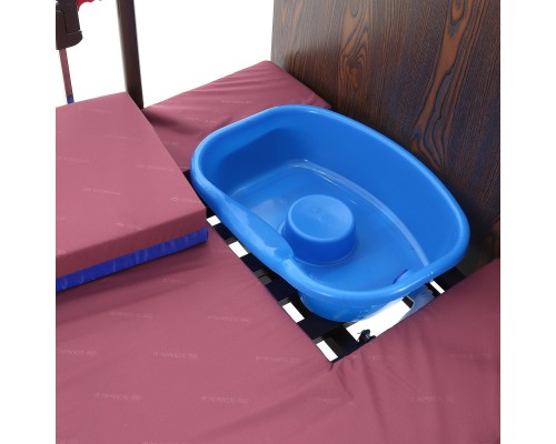 Кровать электрическая YG-3 (МЕ-5228Н-13) ЛДСП Венге с боковым переворачиванием, туалетным устройством и функцией «кардиокресло»
