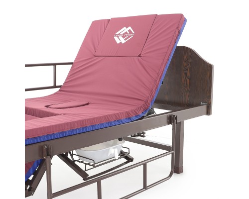 Кровать механическая с туалетным устройством и функцией «кардиокресло» Е-49 (MM-2120Н-10)