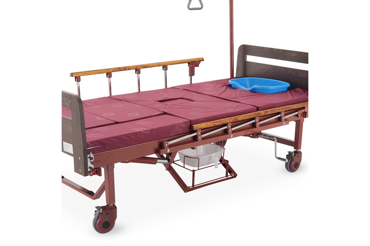 кровать медицинская функциональная механическая для лежачих больных