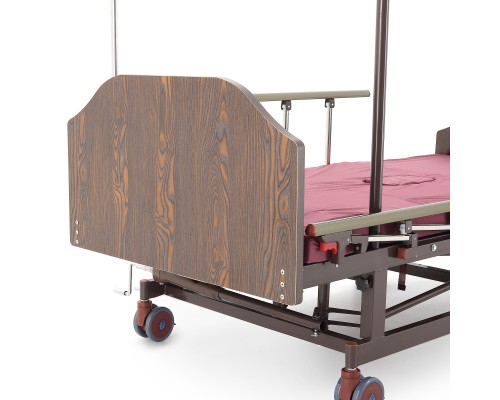 Кровать механическая Е-45А (ММ-5124Н-10) с боковым переворачиванием, туалетным устройством и функцией «кардиокресло»