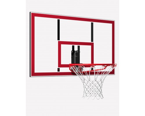 Баскетбольный щит с кольцом Spalding Combo - Polycarbonate арт 791351CN