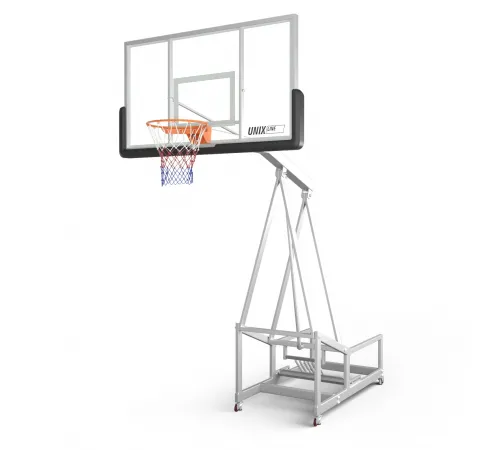 Баскетбольная стойка UNIX Line B-Stand-PC 72"x42" R45 H120-305 см