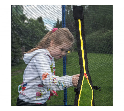 Батут DFC Trampoline Fitness с сеткой 12ft