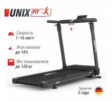 Беговая дорожка UNIX Fit Hi-tech F3 PLUS Space Grey