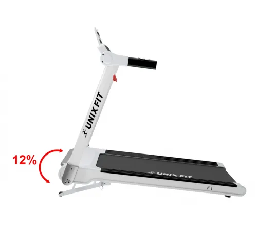 Беговая дорожка UNIXFIT Hi-tech F1 Arctic Ice