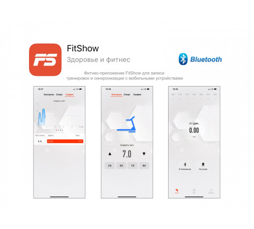 Беговая дорожка UNIX Fit R-300C Blue