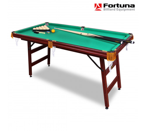 Бильярдный стол Fortuna Русская Пирамида 5фт 9 в 1 с комплектом аксессуаров