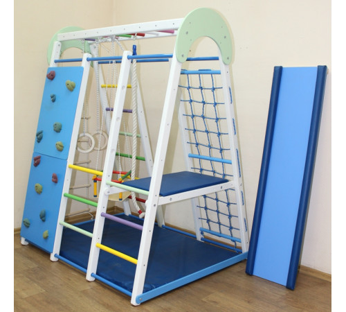 Детский спортивный комплекс Супер Чемпион 170 со скалодромом и площадкой	