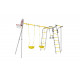Детский спортивный комплекс для дачи ROMANA Акробат - 2 (желтый/серый)
