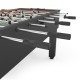Игровой стол UNIX Line Футбол - Кикер (140х74 cм) Black