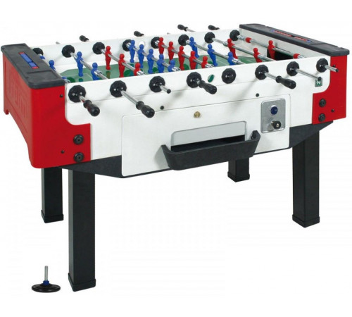 Всепогодный настольный футбол (кикер) «Storm F-3 family outdoor» (138x76x88 см, жетоноприемник) с защитным корпусом