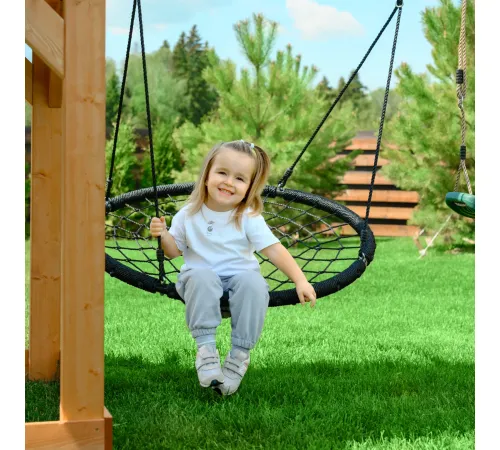 Детский игровой комплекс UNIX Kids (6 in 1) Dark Green