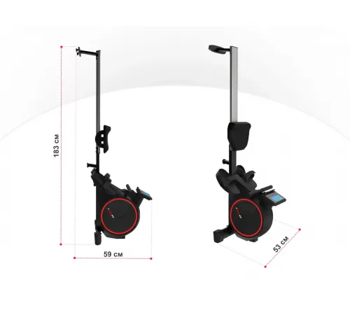 Гребной тренажер UNIX Fit Techno Rower 410E
