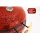 Керамический гриль-барбекю 24 дюйма CFG CHEF (красный) (61 см)