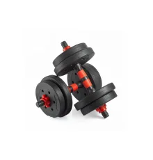 Гантели разборные с грифом, 15 кг. (2 шт. х 7,5 кг.) VictoryFit VF-DС150
