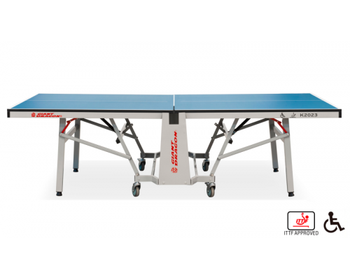 Теннисный стол складной для помещений "K-2023 ITTF Indoor" (274 Х 152.5 Х 76 см ) с сеткой