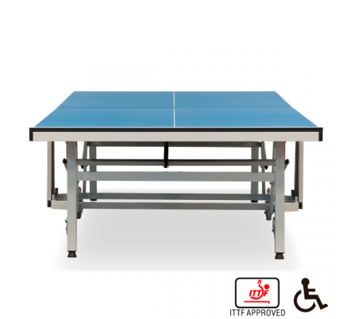 Теннисный стол складной для помещений "K-2023 ITTF Indoor" (274 Х 152.5 Х 76 см ) с сеткой