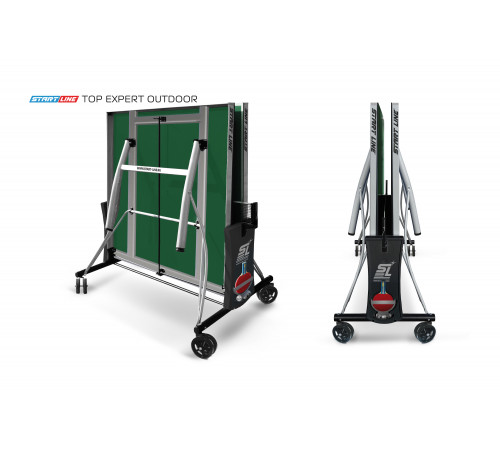 Стол теннисный Top Expert 6 Всепогодный Зелёный