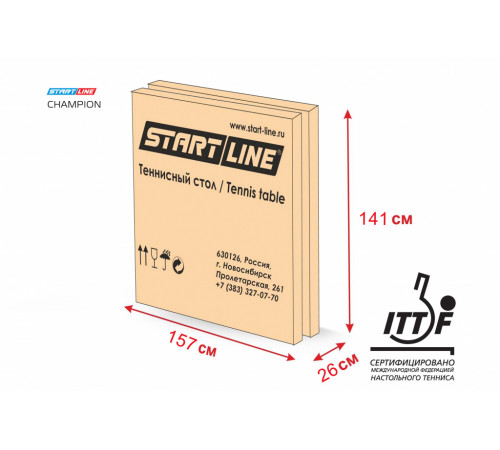 Теннисный стол Champion профессиональный турнирный 