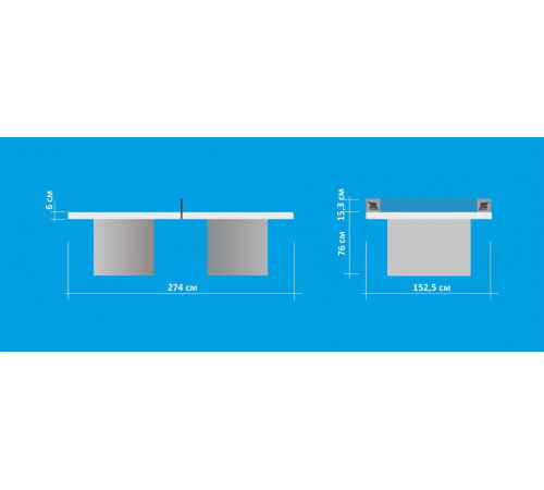 Стол теннисный City Power Всепогодный