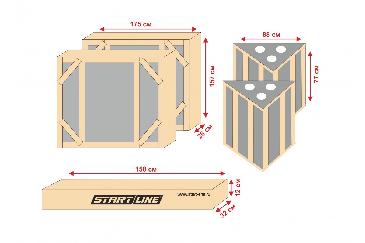 Стол теннисный start line City Power Outdoor 60-716