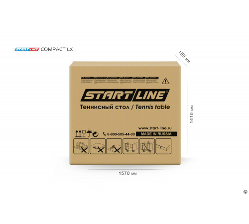 Теннисный стол Compact LX Black