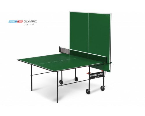 Теннисный стол Olympic green с сеткой 