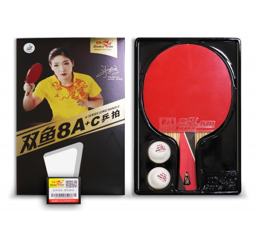 Ракетка с чехлом для н/т Double Fish (8A+C серия)