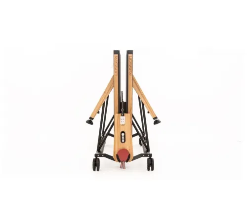 Теннисный стол складной для помещений "RASSON PREMIUM T01 Indoor" (274 х 152,5 х 76 см, натуральный ясень) с сеткой