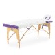 Массажный стол складной деревянный  JF-AY01 3-х секционный (светлая рама)