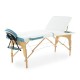 Массажный стол складной деревянный  JF-AY01 3-х секционный (светлая рама)