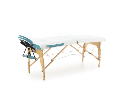 Массажный стол складной деревянный JF-AY01 2-х секционный (светлая рама)