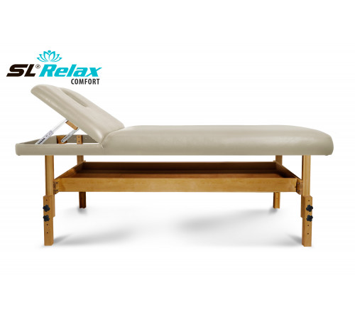 Массажный стол Relax Comfort бежевая кожа