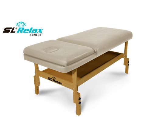 Массажный стол Relax Comfort бежевая кожа