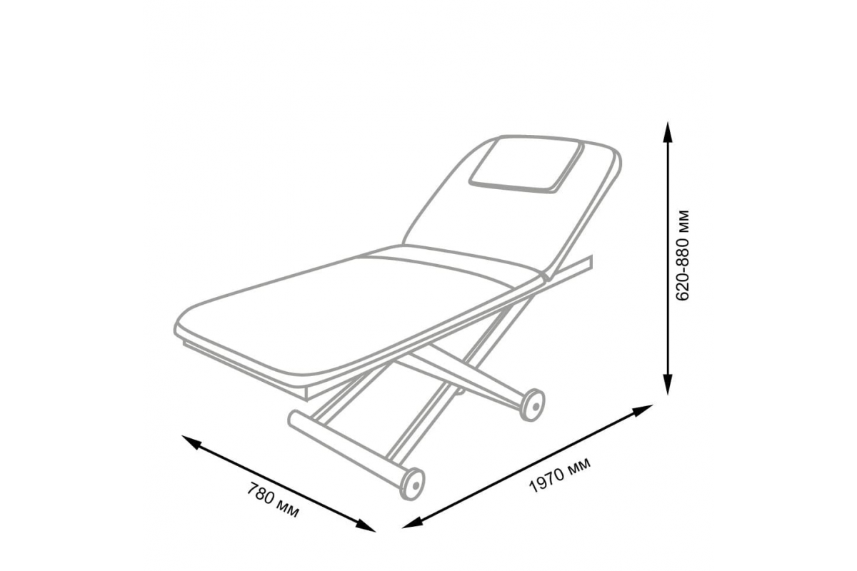 Высота массажной кушетки