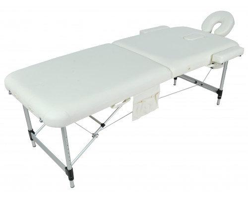 Массажный стол складной алюминиевый JFAL01A 2-х секционный (МСТ-002Л)