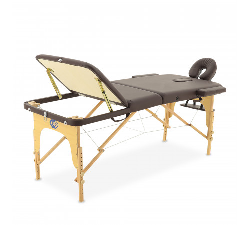 Массажный стол складной деревянный JF-AY01 3-х секционный М/К (МСТ-103Л)