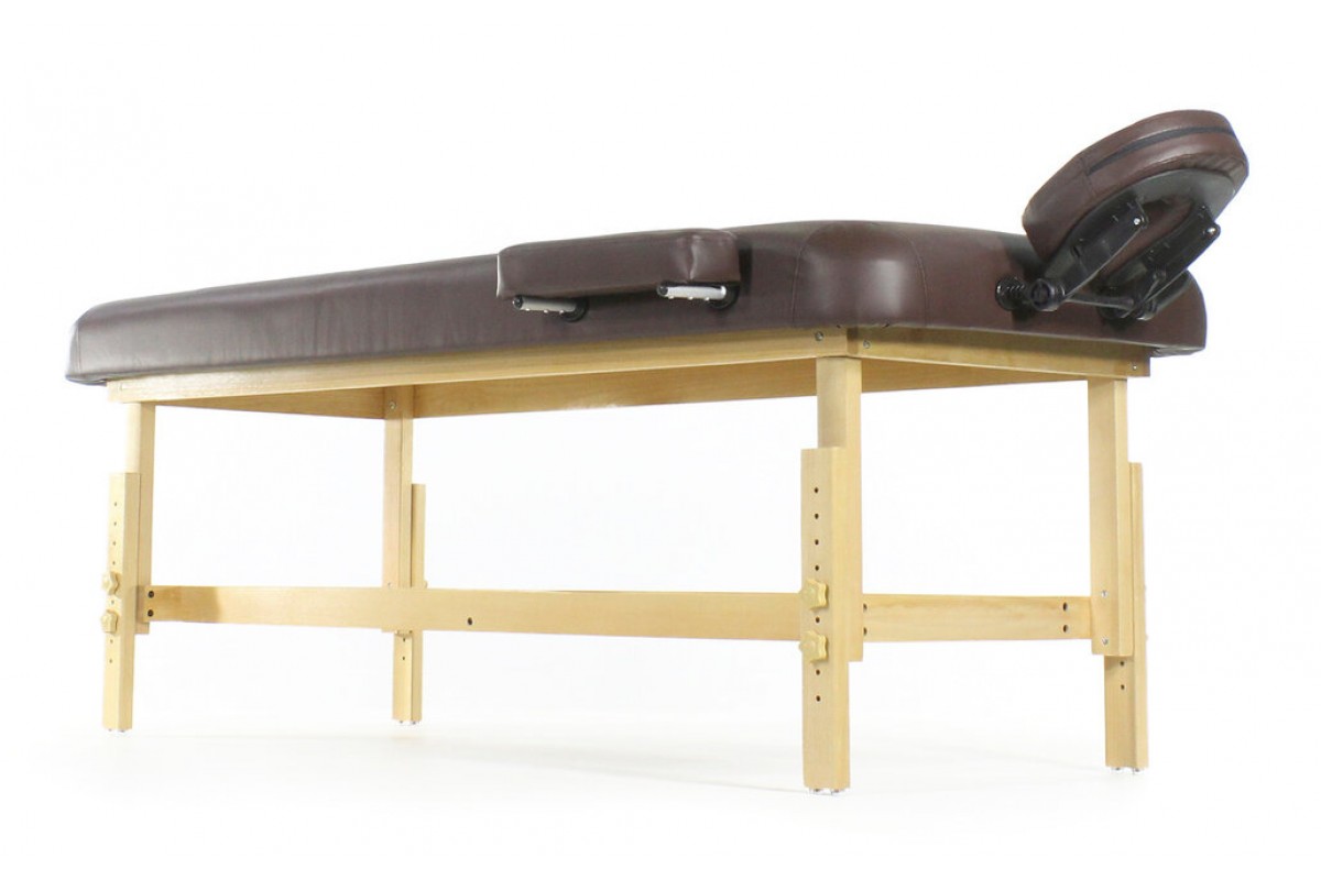 Стационарный массажный стол деревянный Fix-mt2 (МСТ-31л)