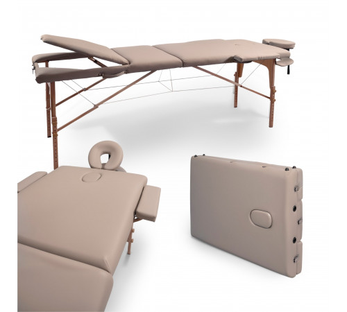 Массажный стол UNIX Безмятежность / Serenity 3 секции серый