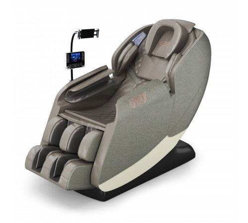 Массажное кресло UNIX Амелия / Amelia серый