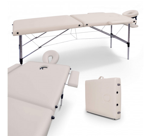 Массажный стол UNIX Мастер / Master 2 секции белый